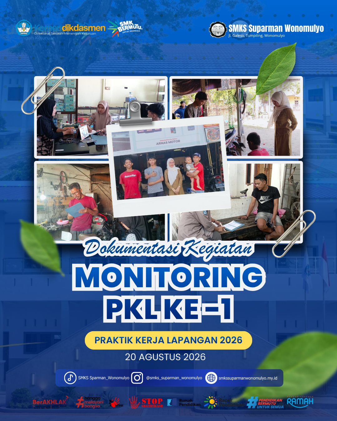 Hasil Monitoring Ke-1 PKL T.P. 2026/2027