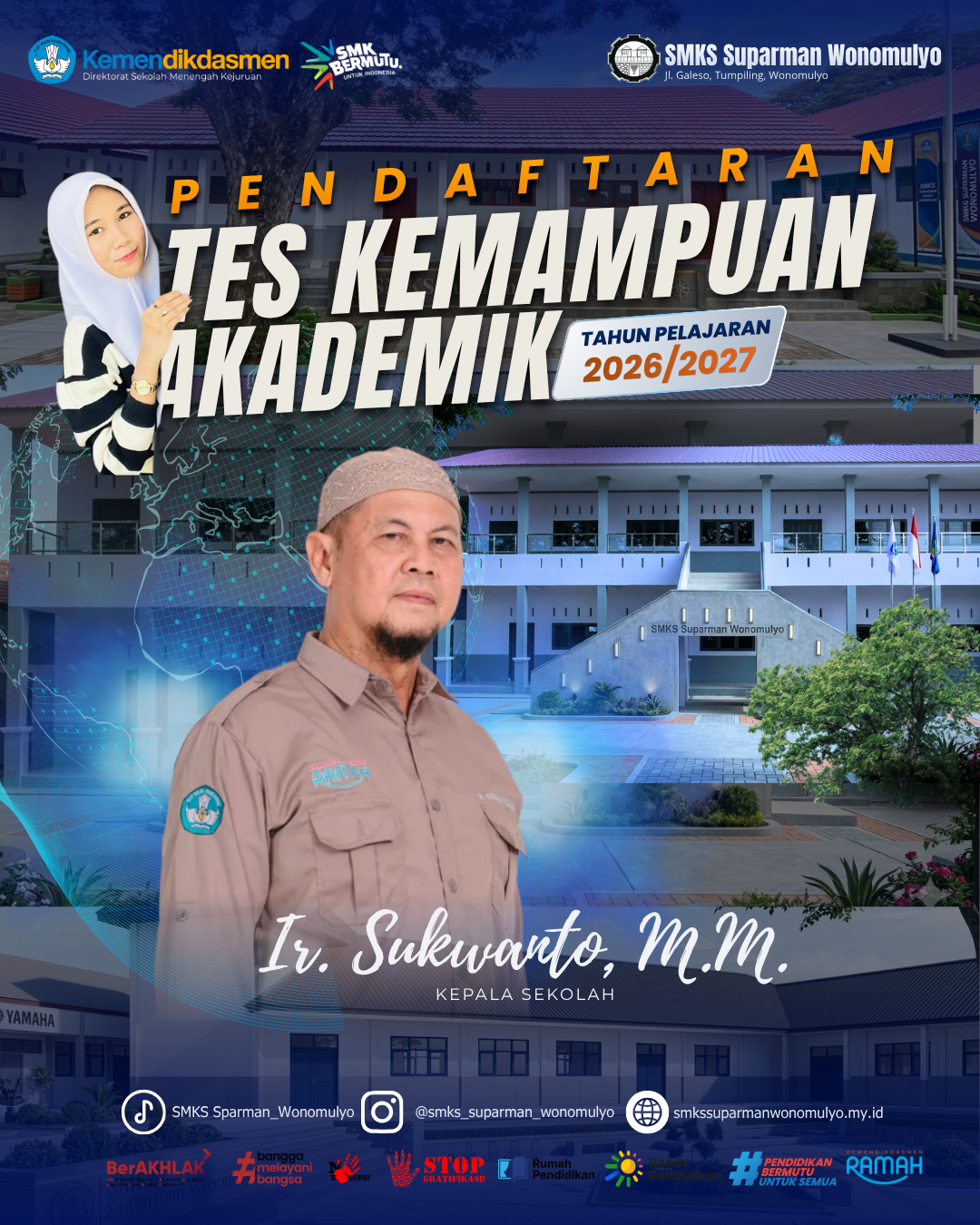 PENDAFTARAN TES KEMAMPUAN AKADEMIK (TKA) 2026 UNTUK SISWA KELAS XII