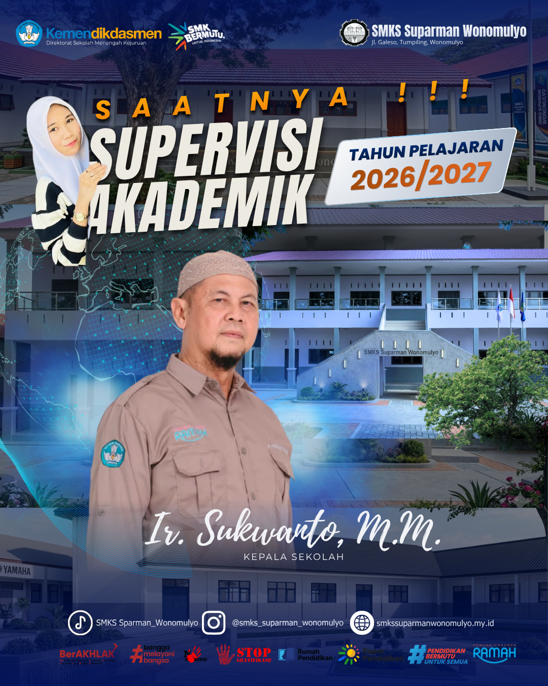 Bukan Sekadar Formalitas Administratif: SMKS Suparman Wonomulyo Gelar Supervisi Akademik  Berbasis Deep Learning Sebagai Evaluasi Mutu dan Keterlaksanaan Kurikulum
